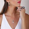 48Pcs 12 Styles Tibetan Style Alloy European Dangle Charms FIND-CA0005-67-5