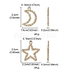 8Pcs 2 Styles Alloy Pendants FIND-YW0003-61-4