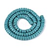 Opaque Solid Color Glass Beads Strands GLAA-N026-3x6mm-16-2