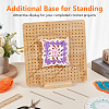 Square Wood Crochet Blocking Board DIY-BC0013-59D-5