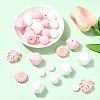 30Pcs Food Grade Eco-Friendly Silicone Beads SIL-FS0001-26B-7