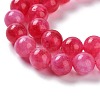 Dyed Natural Malaysia Jade Beads Strands X-G-G021-02B-08-3
