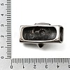 304 Stainless Steel Slide Charms STAS-F356-15AS-06-3