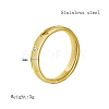 Arrow Pattern Stainless Steel Finger Ring for Women HA9923-4-5