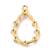 Eco-Friendly Brass Micro Pave Clear Cubic Zirconia Pendants ZIRC-C027-09G-RS-2