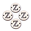 Unfinished Natural Poplar Wood Links Connectors WOOD-S045-140A-01Z-1