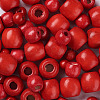 150Pcs 3 Styles Natural Wood Beads WOOD-TA0001-51-4