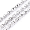 3.28 Feet 304 Stainless Steel Cable Chains X-CHS-F006-02C-P-2