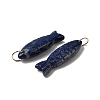 Natural Dyed Lapis Lazuli Carved Pendants G-G314-01G-05-2