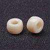 Opaque Acrylic European Large Hole Beads PL338-70-3