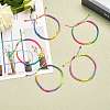 5Pcs 5 Color Braided Nylon Thread Cord Bracelets Set BJEW-SW00049-05-2