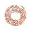 Electroplate Glass Beads Strands EGLA-A044-T1mm-L20-3