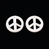 Natural Freshwater Shell Pendants SHEL-T018-15A-2