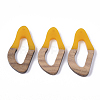 Resin & Walnut Wood Pendants RESI-S358-25H-1