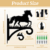 Iron Hanging Plant Hanger Bracket HJEW-WH0095-032-2