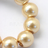 Baking Painted Pearlized Glass Pearl Round Bead Strands X-HY-Q003-6mm-42-3