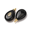 Natural Obsidian Pendants GG-CBAA798-01G-05-3