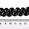 Natural Black Stone Beads Strands G-T138-129-4