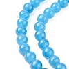 Natural White Jade Beads Strands G-G051-R1-6mm-2