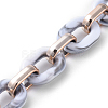 Imitation Gemstone Style Acrylic Handmade Cable Chains AJEW-JB00517-03-2