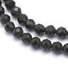 Natural Obsidian Beads Strand X-G-E411-33-3mm-3