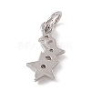 Brass Micro Pave Cubic Zirconia Charms ZIRC-F132-18P-2