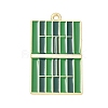 Tennis Alloy Enamel Pendants AL-CBA292F-02C-G-1