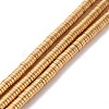 Electroplated Non-magnetic Synthetic Hematite Beads Strands G-G826-09G-4mm-A-1