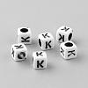 Opaque Acrylic Beads SACR-Q188-02K-1