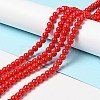 Painted Glass Bead Strands X-DGLA-S071-6mm-49-2
