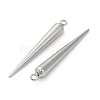 304 Stainless Steel Pendants STAS-F327-01P-2