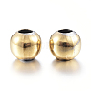 Hollow Round Ion Plating(IP) 304 Stainless Steel Beads STAS-F105-03-4mm-3