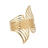 Alloy Hollow Wing Wrap Cuff Bangle BJEW-K223-07LG-2