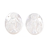 Natural White Shell Mother of Pearl Shell Pendants SSHEL-S264-010-4