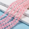Natural  Rose Quartz Beads Strands X-G-L104-6mm-01-6