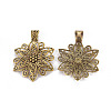 Tibetan Style Alloy Focal Pendants GLF9727Y-NF-2