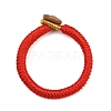 Handwoven Gradient Braided Polyester Cord Pendant Decorations HJEW-F026-01C-2