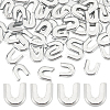 100Pcs Carbon Steel Fishbone Chain End Cap Cover FIND-GF0005-06-1