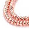 Electroplate Non-magnetic Synthetic Hematite Beads Strands G-L485-04B-RG-3