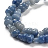 Dyed & Heated Natural Blue Aventurine Beads Strands G-C039-A10-4