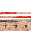 Transparent Glass Beads Strands GLAA-N074-01A-16-5