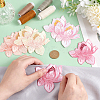 8Pcs 4 Colors Polyester Clothing Patches PATC-PH0001-09-3