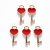 Alloy Enamel Pendants ENAM-S121-057C-2