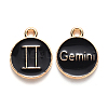 Alloy Enamel Pendants ENAM-S124-01B-08I-1