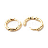 Brass Tubular Hoop Earrings for Women EJEW-G306-01G-2