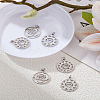 6Pcs 3 Styles 304 Stainless Steel Pendants STAS-LP0004-33P-1
