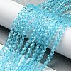 Transparent Glass Beads Strands EGLA-A039-T3mm-D20-4