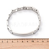 201 Stainless Steel Watch Band Chain Bracelets BJEW-B078-175P-3