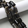 Natural Golden Sheen Obsidian Beads Strands G-N327-06-40-5