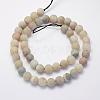 Electroplate Natural Druzy Agate Beads Strands G-G708-8mm-11-2